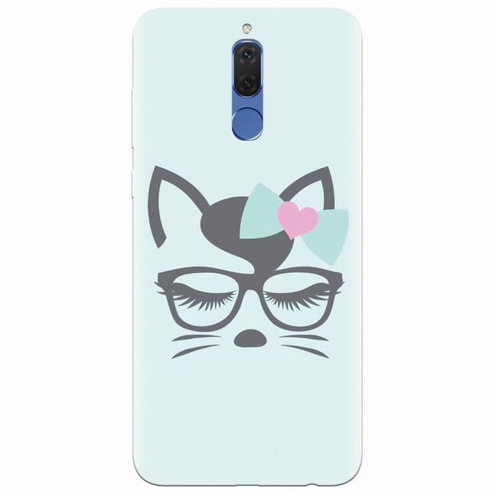 Силиконов кейс за Huawei Mate 10 Lite, Angel Cat