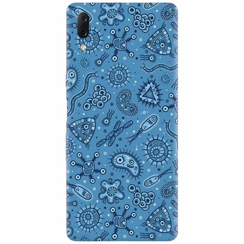 Husa silicon pentru Sony Xperia L3, Bacteria Husa silicon pentru Sony Xperia L3, Bacteria