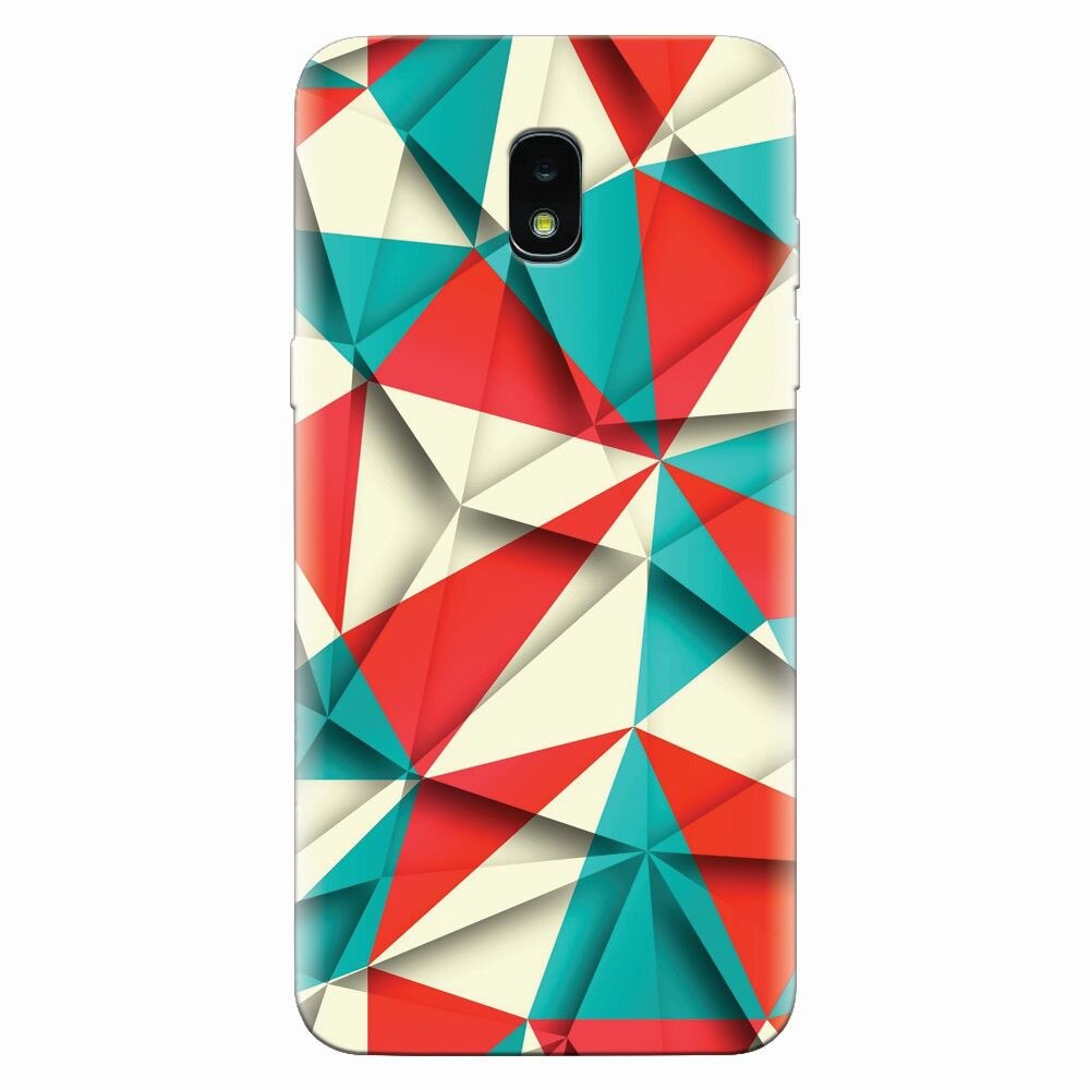 Husa silicon pentru Samsung Galaxy J3 2018, Abstract Vector