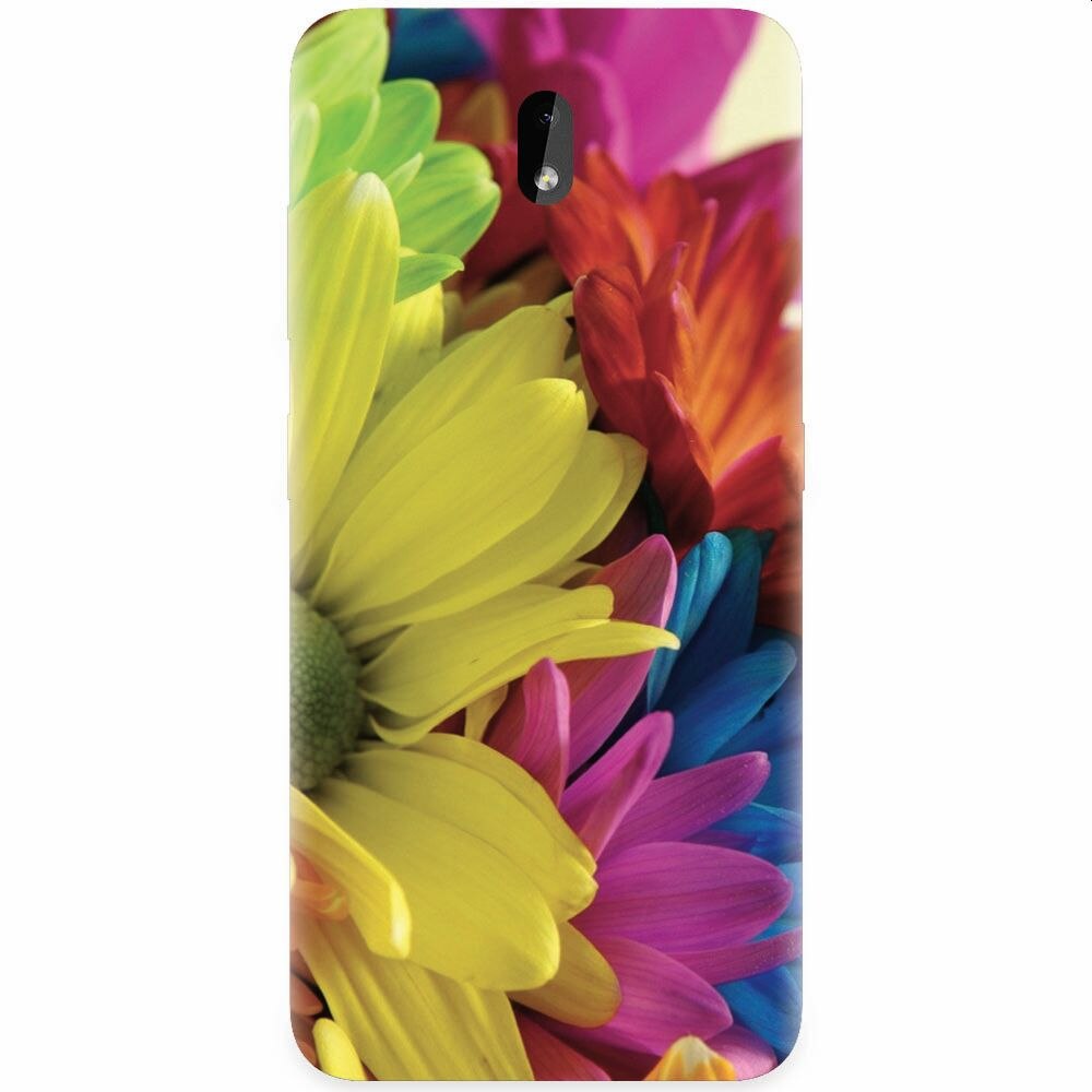 Husa silicon pentru Nokia 3.2, Flower