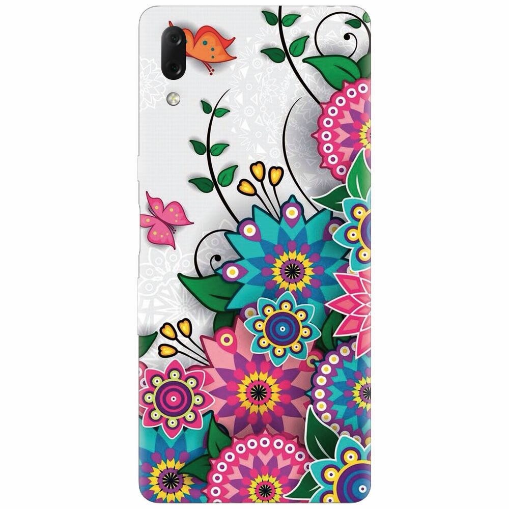 Husa silicon pentru Sony Xperia L3, Mandala Flowers