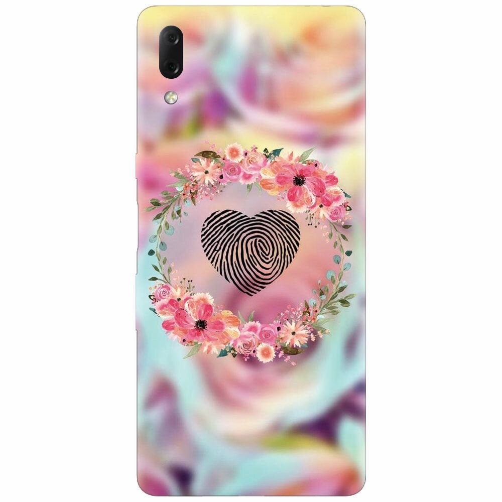 Husa silicon pentru Sony Xperia L3, Fingerprint