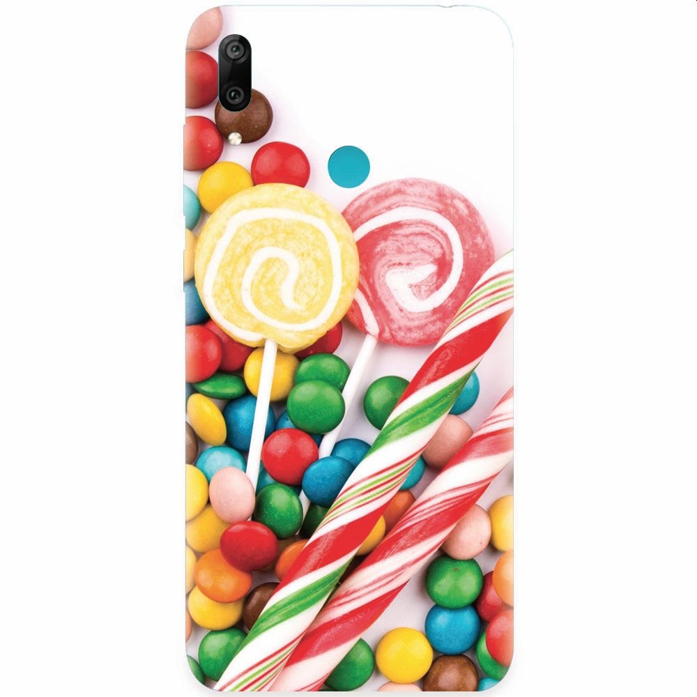 Husa silicon pentru Honor Play, Sweet Colorful Candy