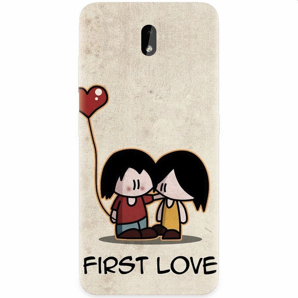 Husa silicon pentru Nokia 3.2, First Love Great Lock Screen