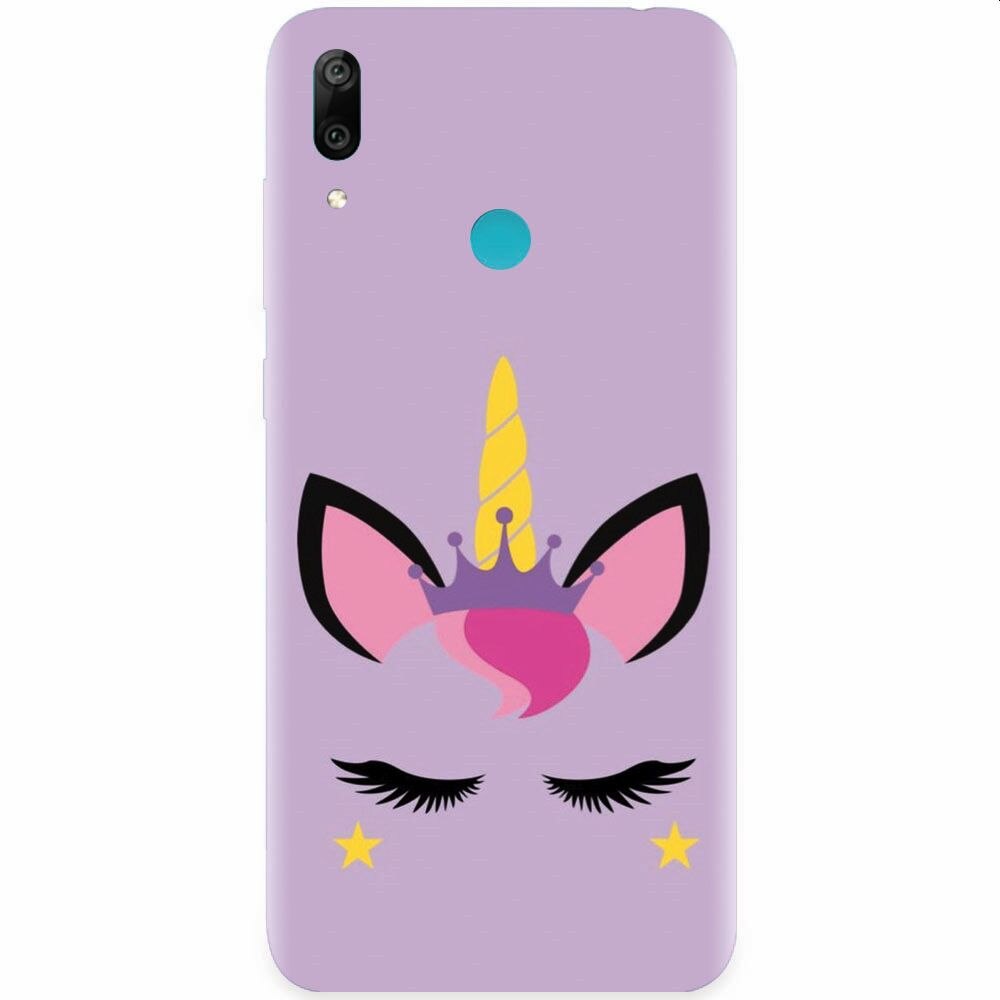Husa silicon pentru Huawei Y7 2019, Unicorn Shine