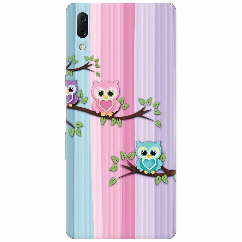 Husa silicon pentru Sony Xperia L3, Cute Owl