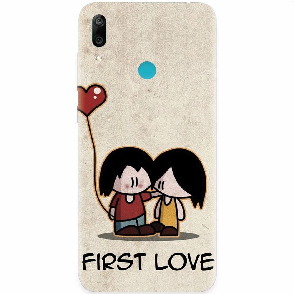 Husa silicon pentru Honor Play, First Love Great Lock Screen
