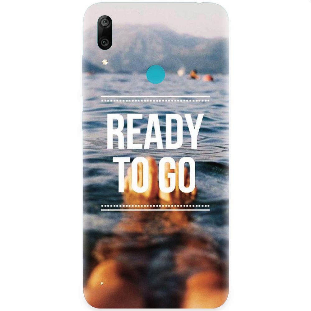 Husa silicon pentru Huawei Y7 Prime 2019, Ready To Go Swimming