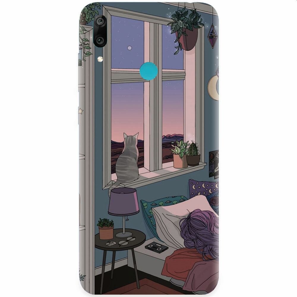 Husa silicon pentru Honor Play, Girl Room