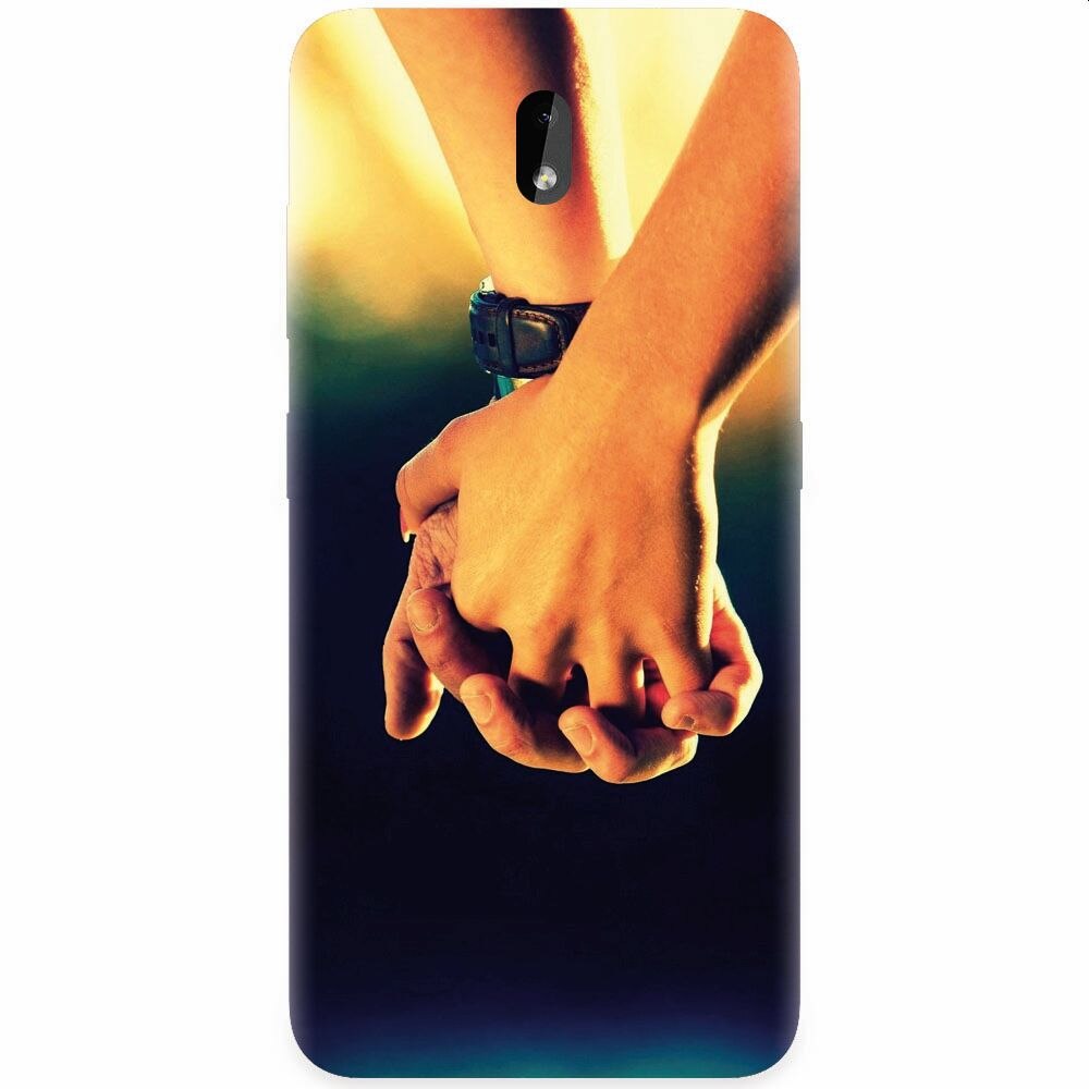 Husa silicon pentru Nokia 3.2, Couple Holding Hands