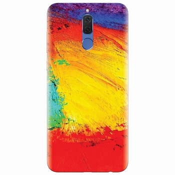 Husa silicon pentru Huawei Mate 10 Lite, Colorful Dry Paint Strokes Texture Husa silicon pentru Huawei Mate 10 Lite, Colorful Dry Paint Strokes Texture