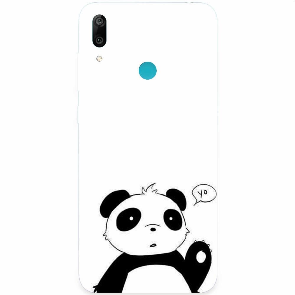 Husa silicon pentru Huawei Y7 2019, Panda Cellphone