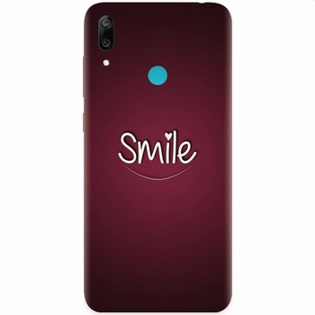 Husa silicon pentru Honor Play, Smile Love Husa silicon pentru Honor Play, Smile Love