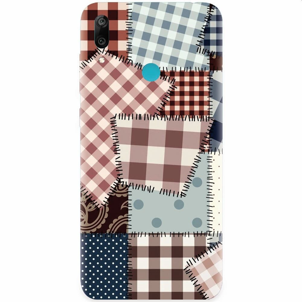 Husa silicon pentru Honor Play, Patchwork Vector