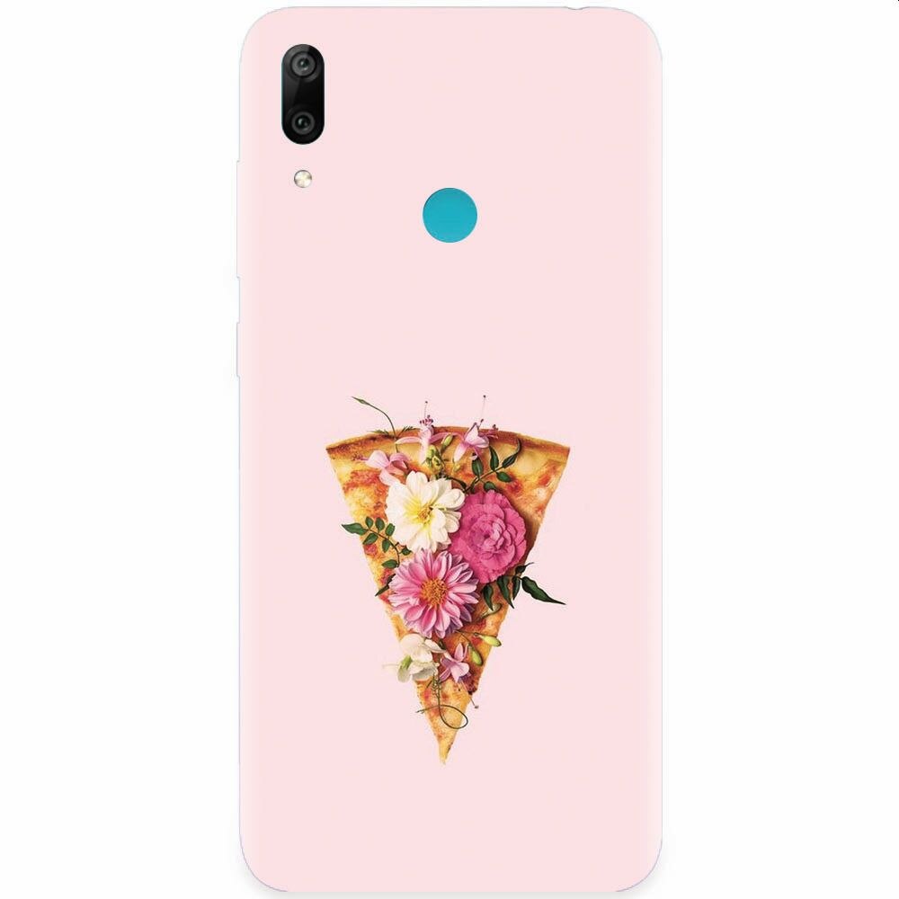 Husa silicon pentru Honor Play, Flower Pizza