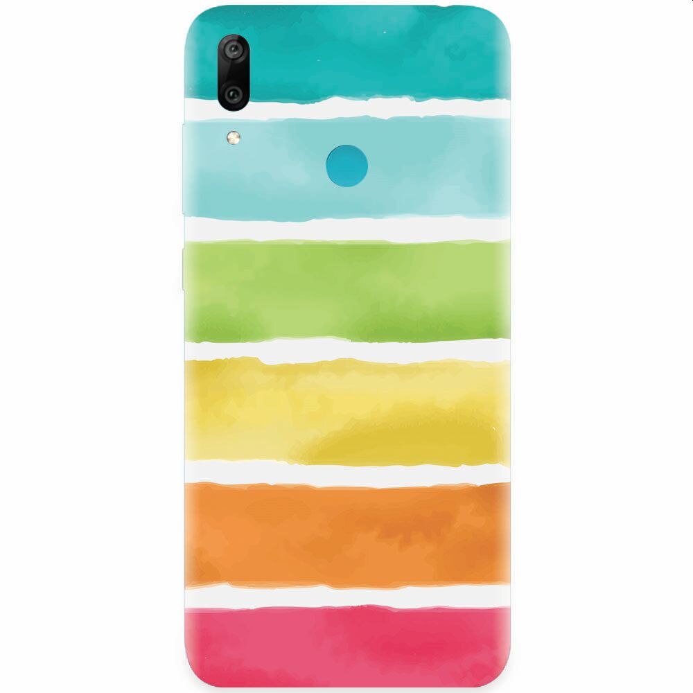Husa silicon pentru Huawei Y7 Prime 2019, Watercolors