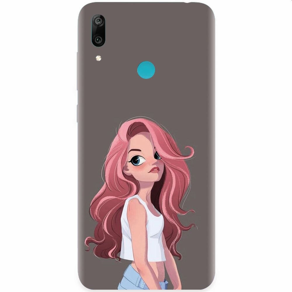 Husa silicon pentru Honor Play, Cute Girl