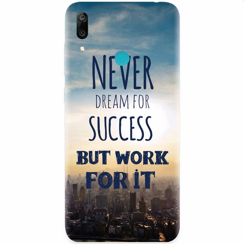 Husa silicon pentru Honor Play, Never Dream