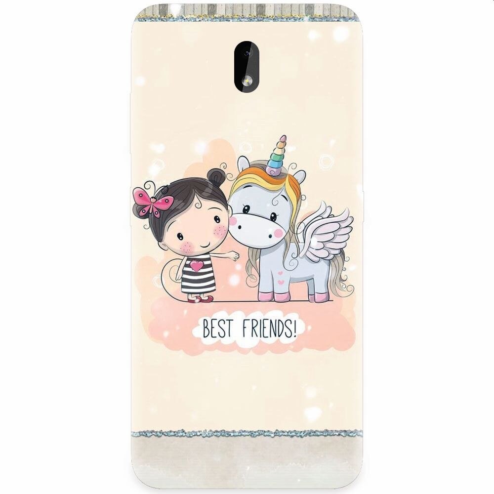Husa silicon pentru Nokia 3.2, Best Friends