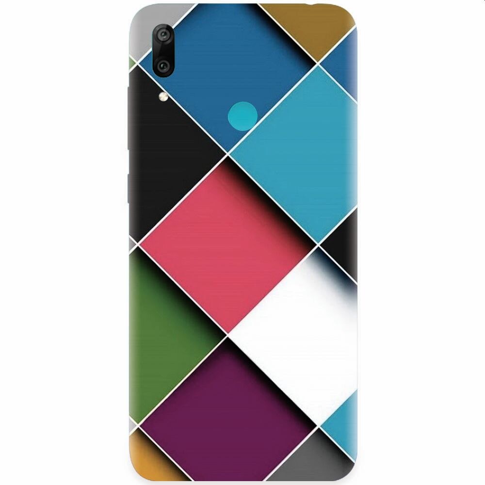 Husa silicon pentru Huawei Y7 2019, Square