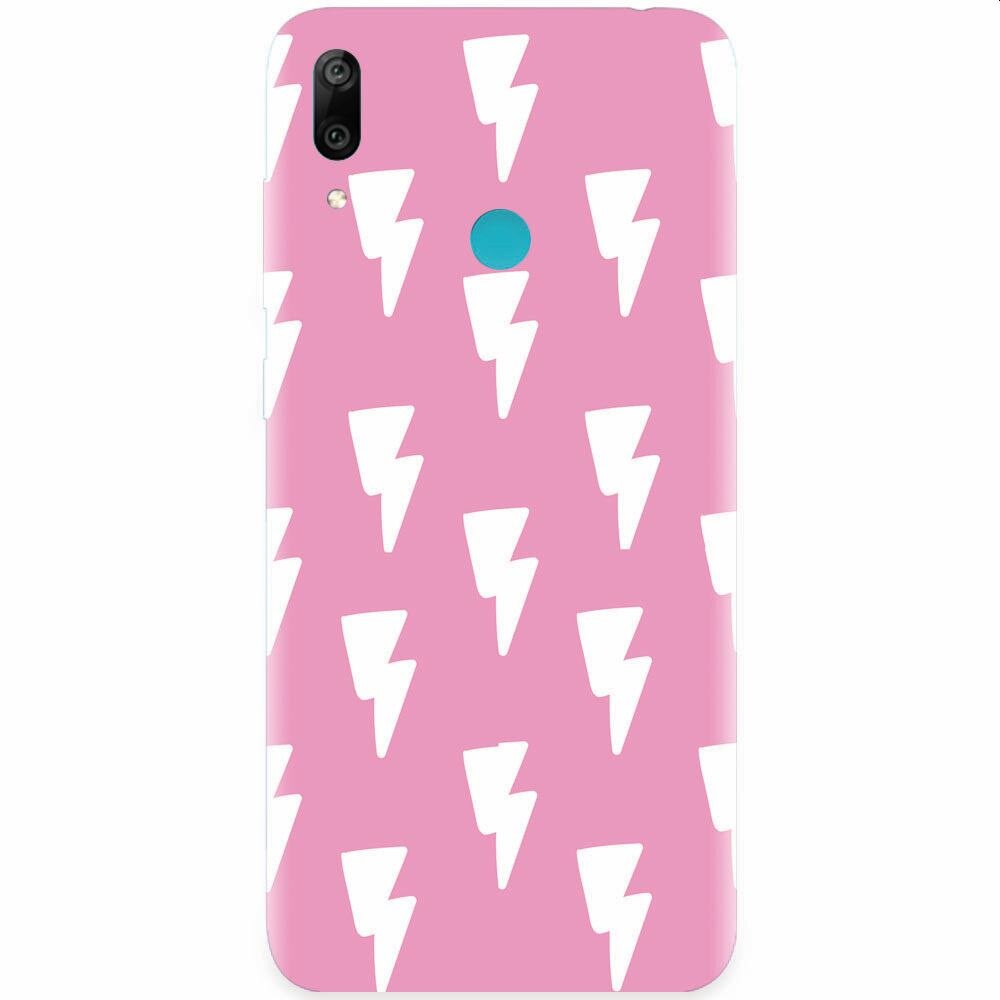 Husa silicon pentru Huawei Y7 2019, Electric Pink
