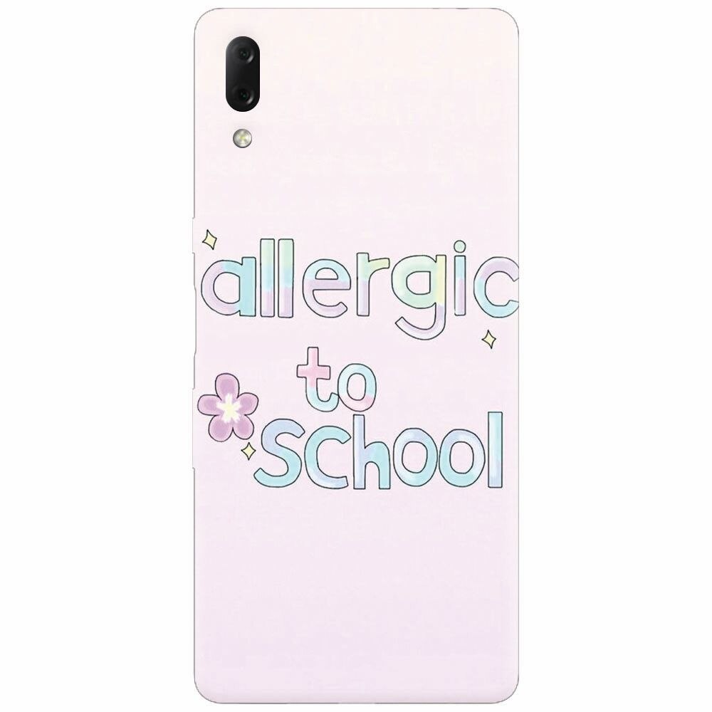 Husa silicon pentru Sony Xperia L3, Allergic To School