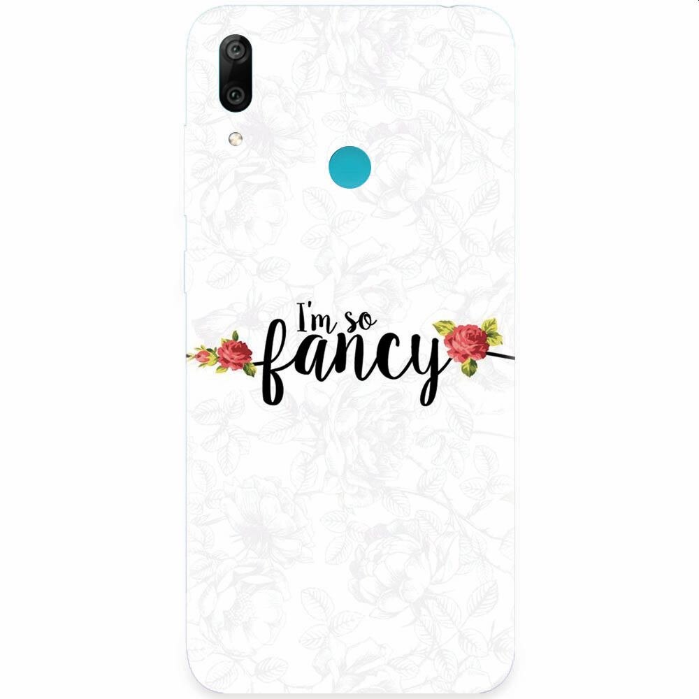 Husa silicon pentru Huawei Y7 Prime 2019, Im So Fancy Floral