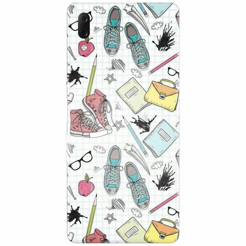 Husa silicon pentru Sony Xperia L3, School