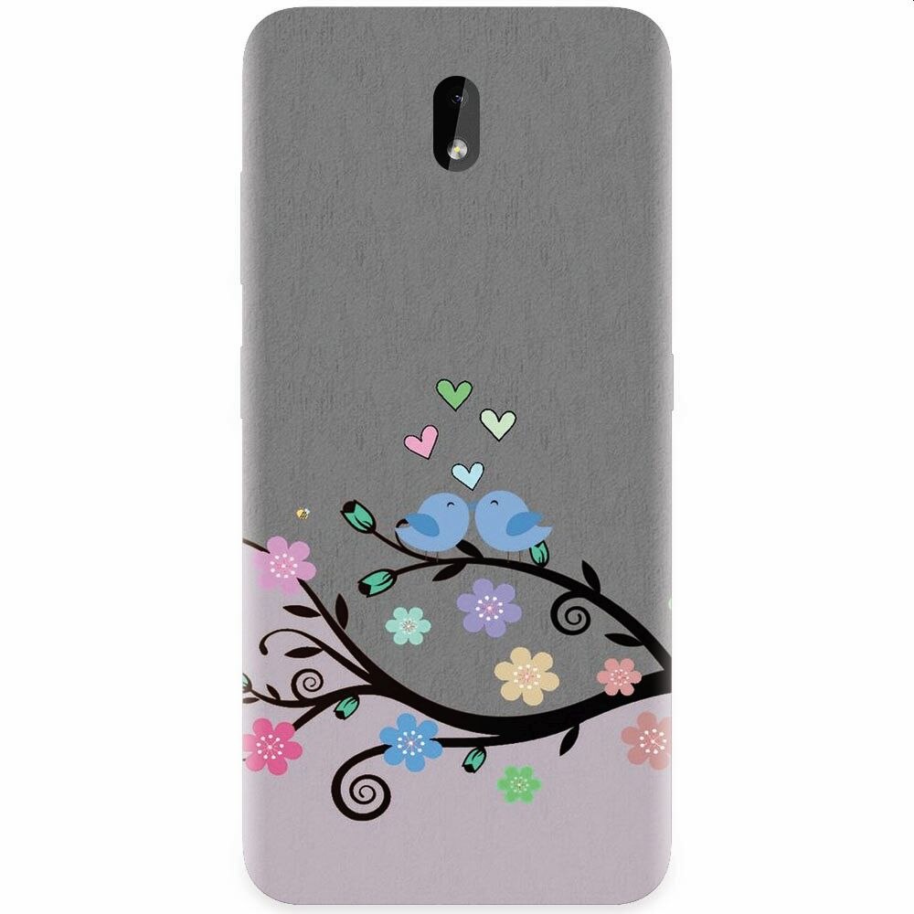 Husa silicon pentru Nokia 3.2, Bird Love