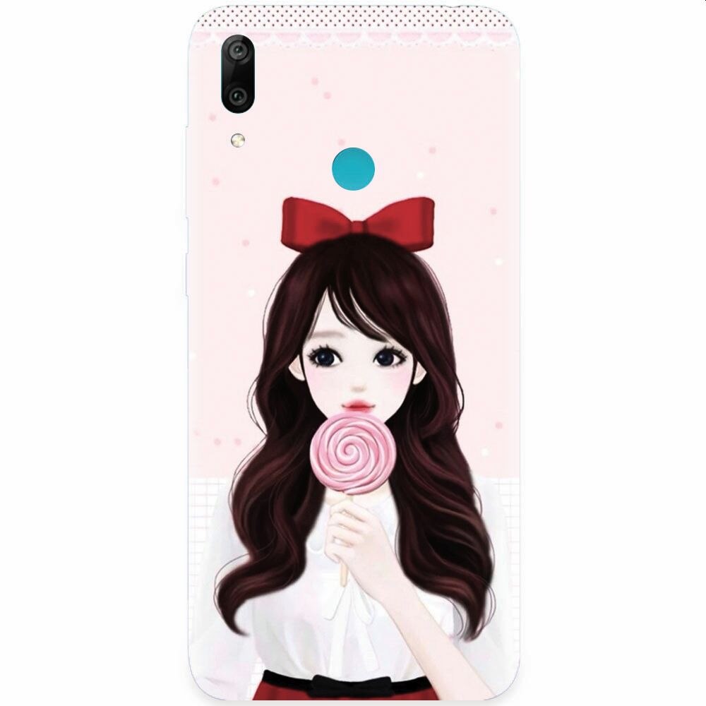 Husa silicon pentru Huawei Y7 2019, Girly 001