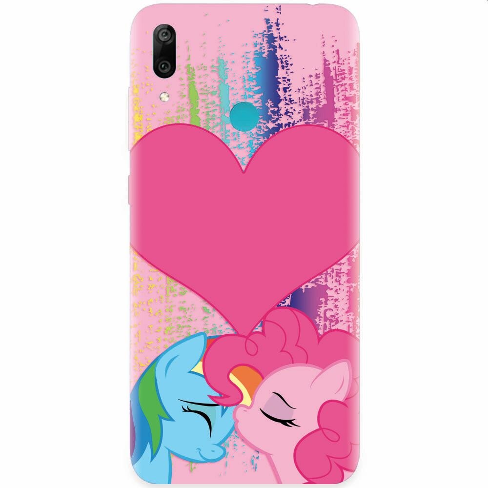 Husa silicon pentru Huawei Y7 2019, Pinkie Kiss