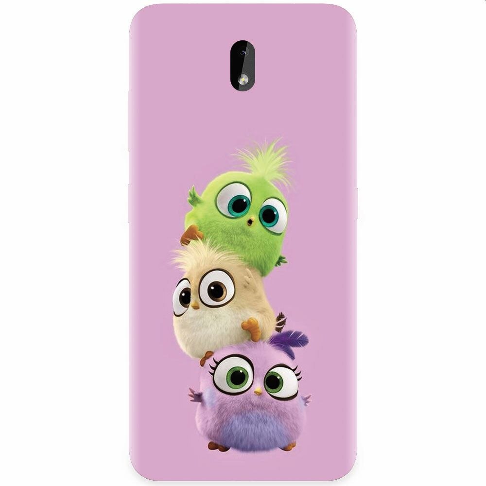 Husa silicon pentru Nokia 3.2, Baby Birds