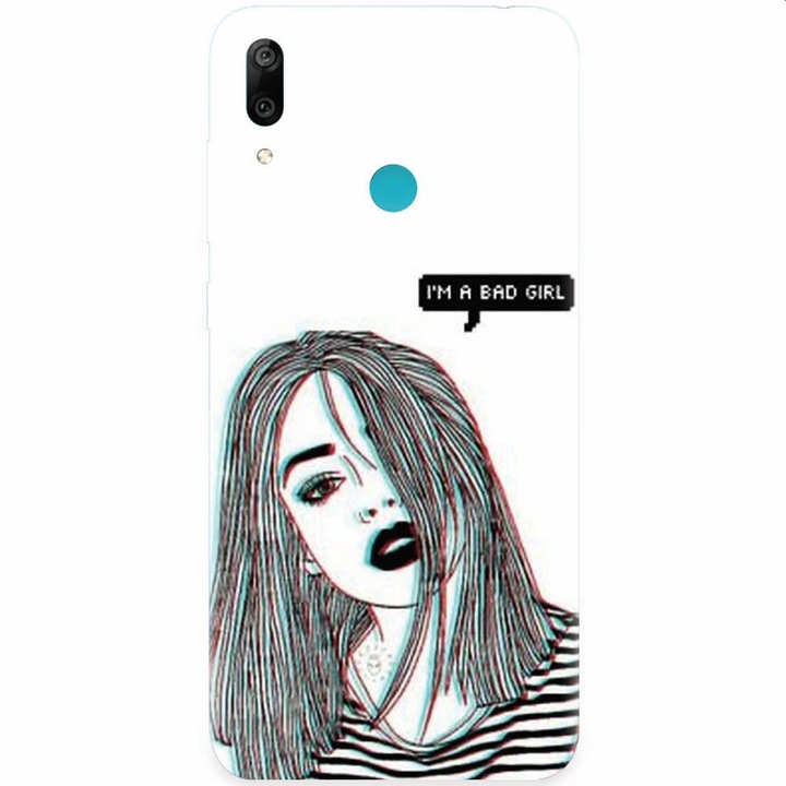 Силиконов калъф, съвместим с Honor Play, Im A Bad Girl