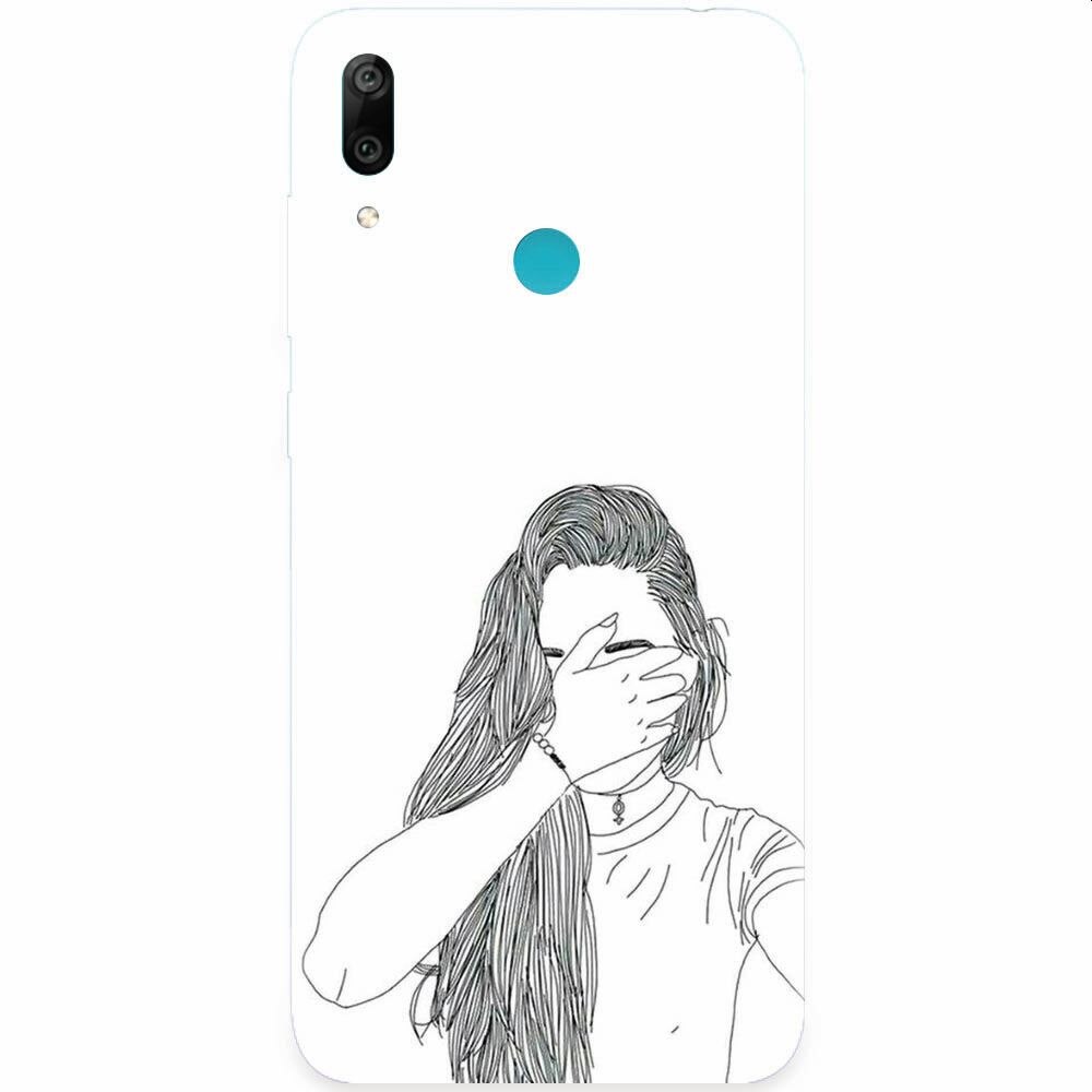 Husa silicon pentru Honor Play, Dont Look