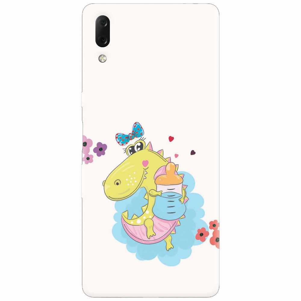 Husa silicon pentru Sony Xperia L3, Bebe Crocodil