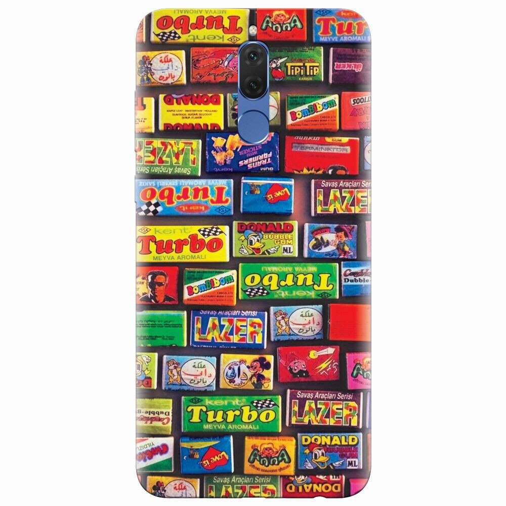 Husa silicon pentru Huawei Mate 10 Lite, Chewing Gum Turbo