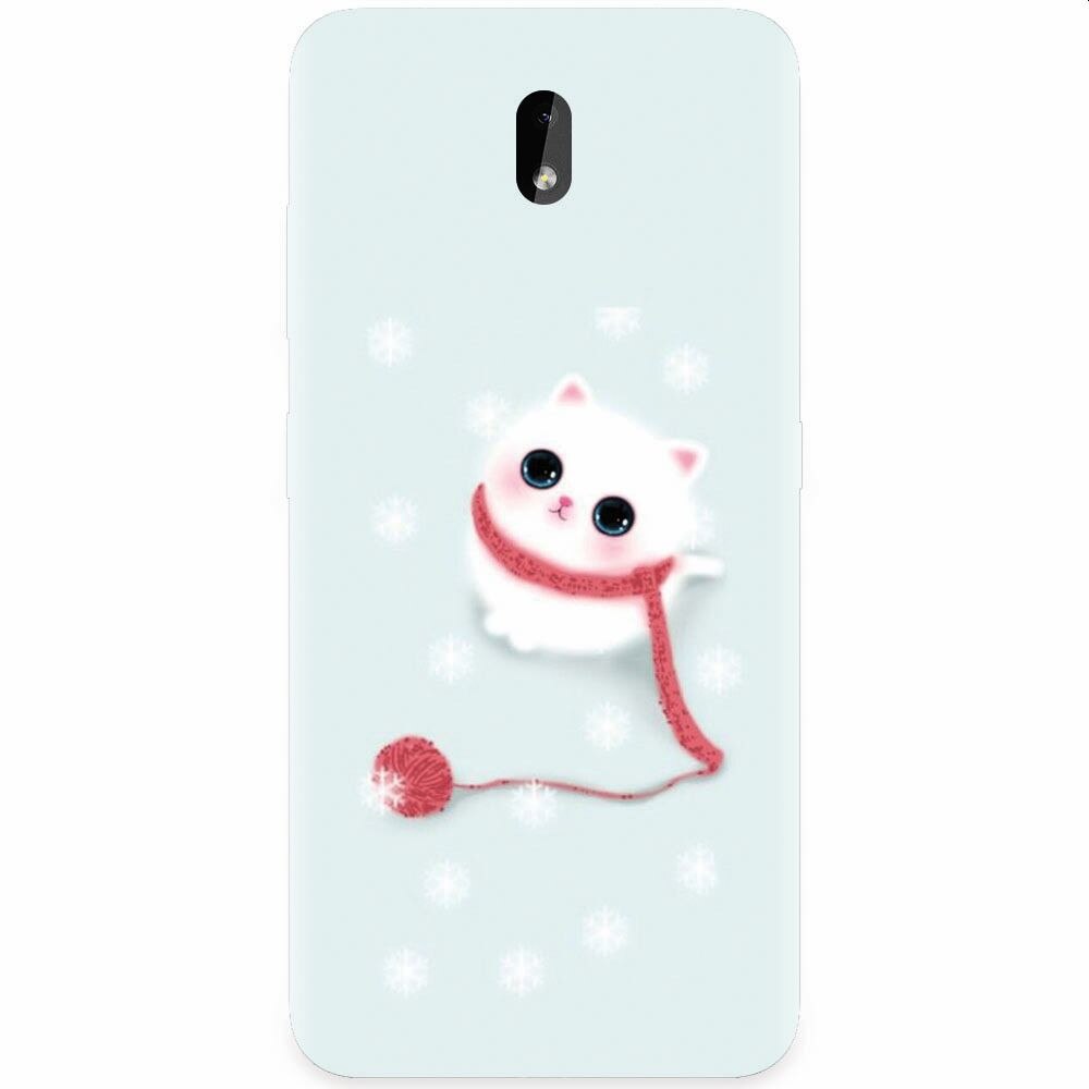 Husa silicon pentru Nokia 3.2, Cute Cat