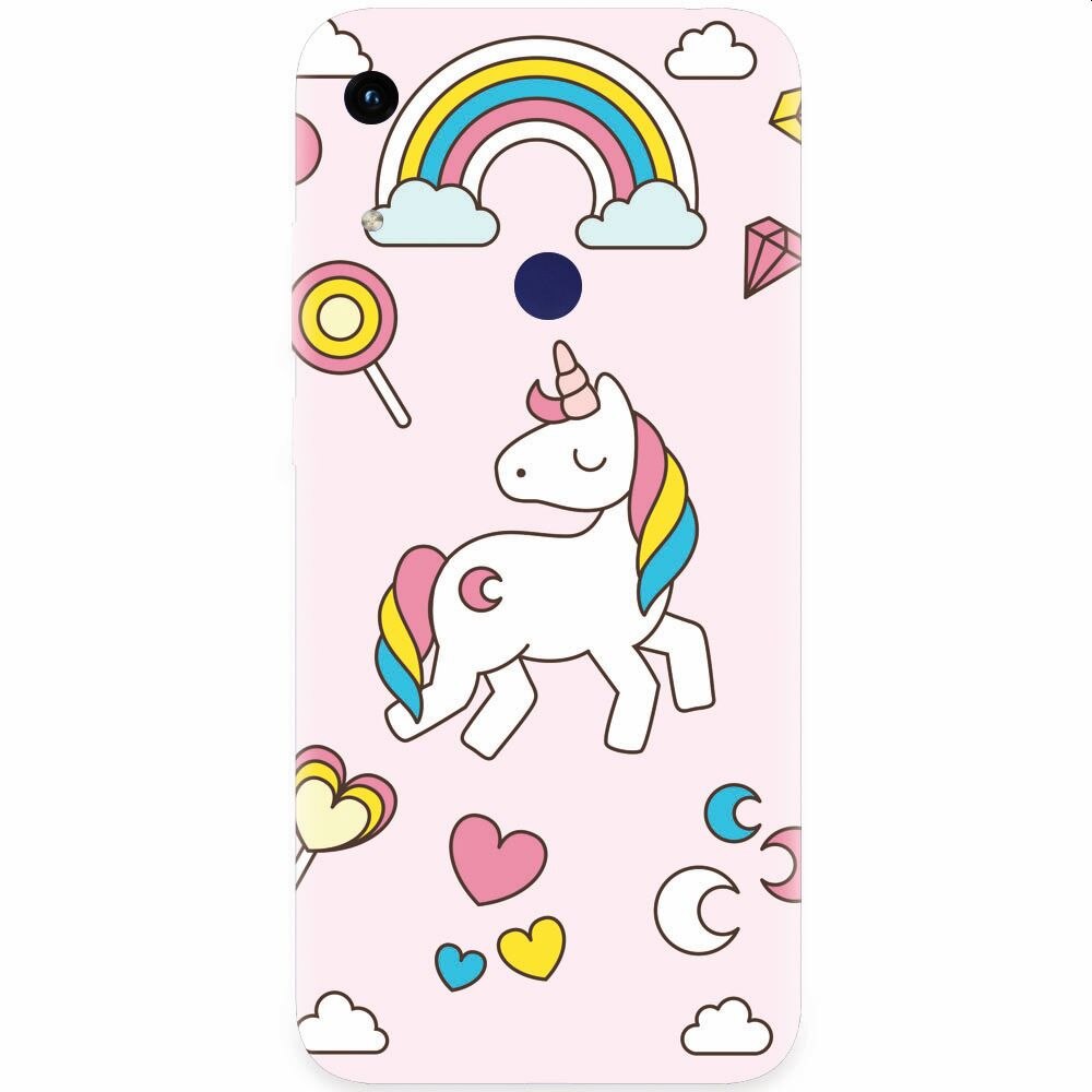 Husa silicon pentru Honor Play 8A, Cute Unicorn