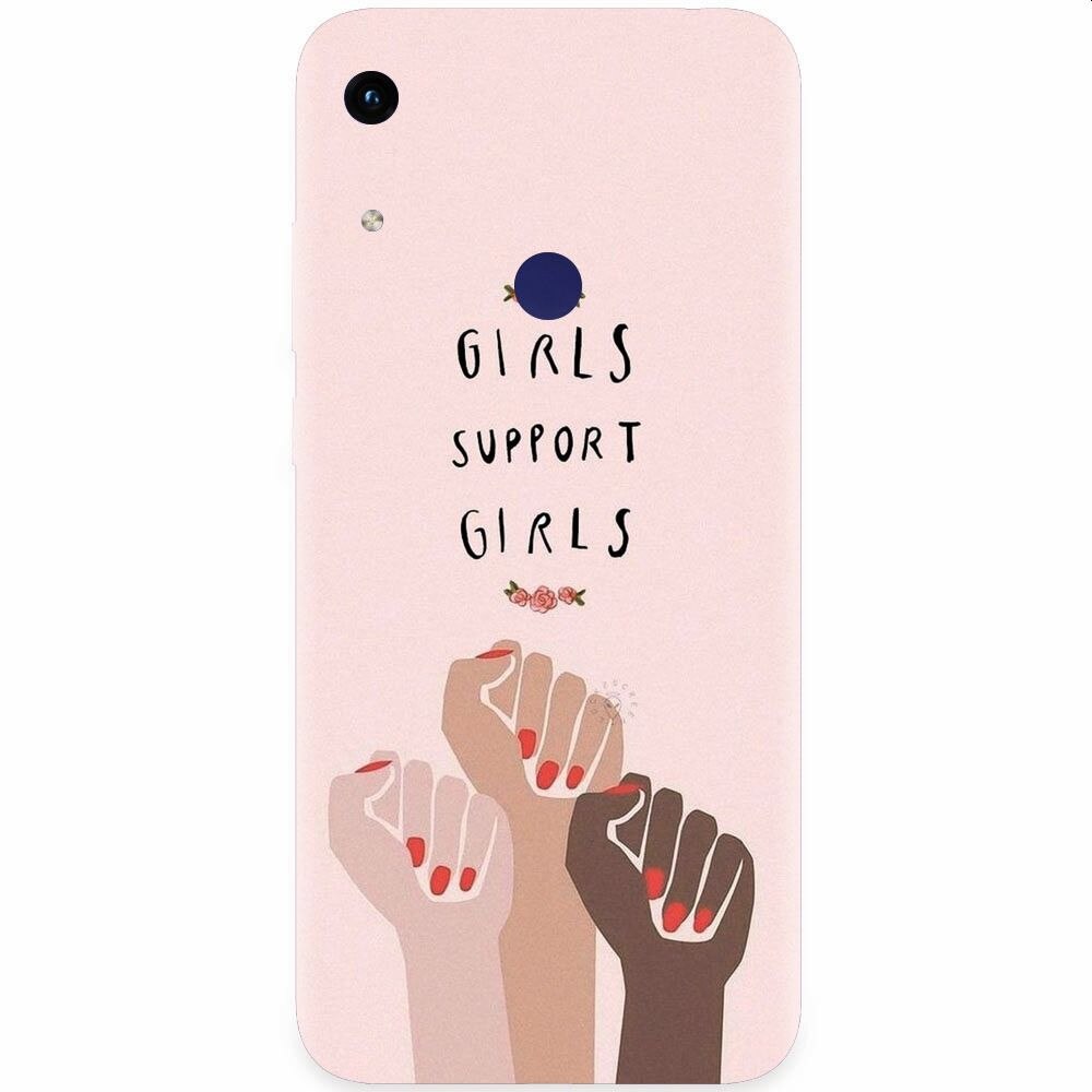 Husa silicon pentru Honor Play 8A, Girls Supportgirls