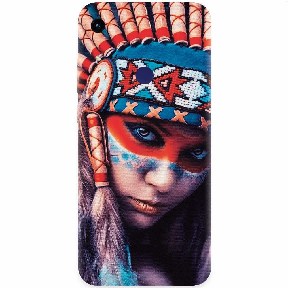Husa silicon pentru Honor Play 8A, Attractive Girl Model