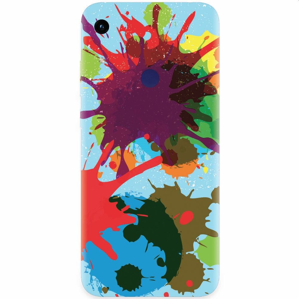Husa silicon pentru Honor Play 8A, Holi Splash