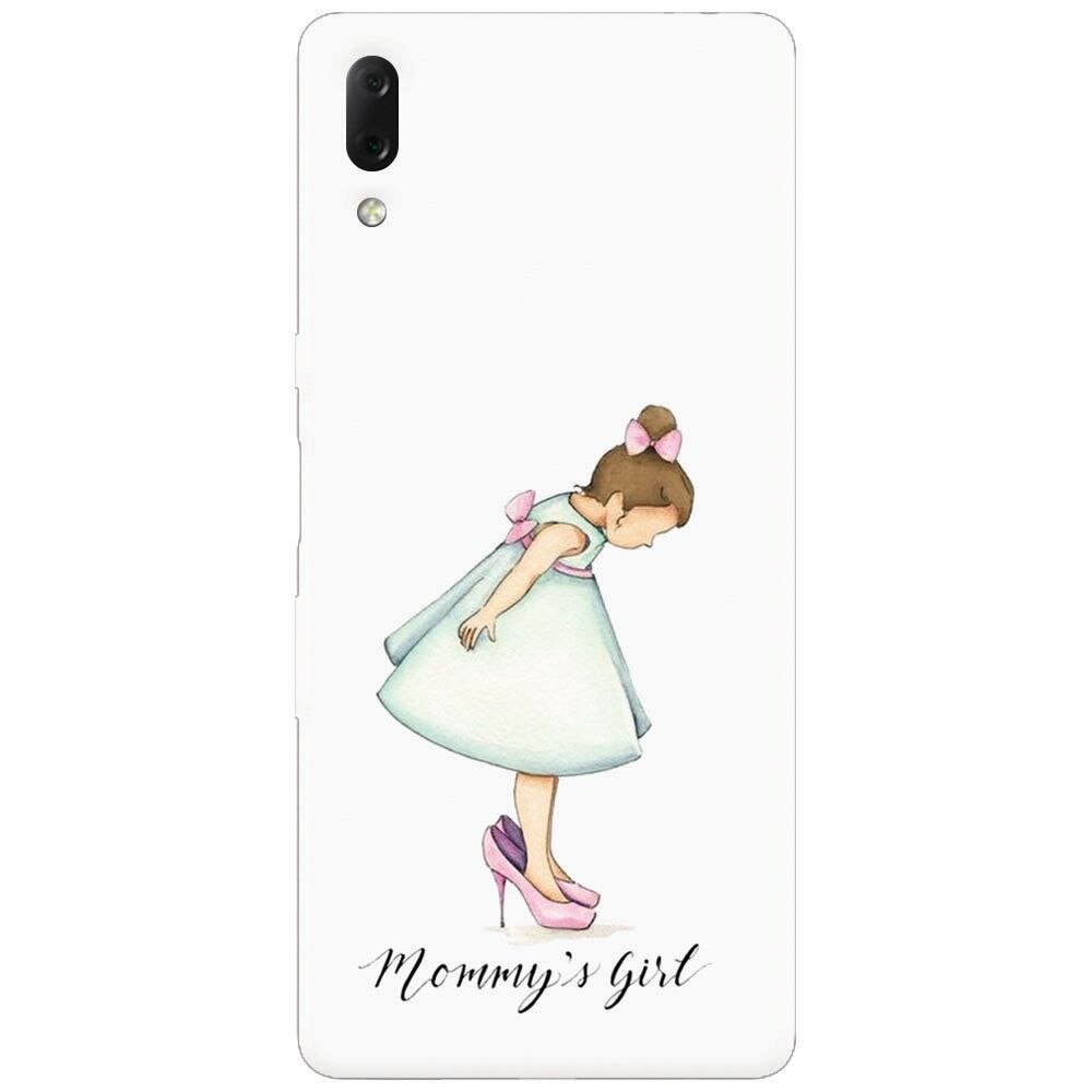 Husa silicon pentru Sony Xperia L3, Mommy's Girl
