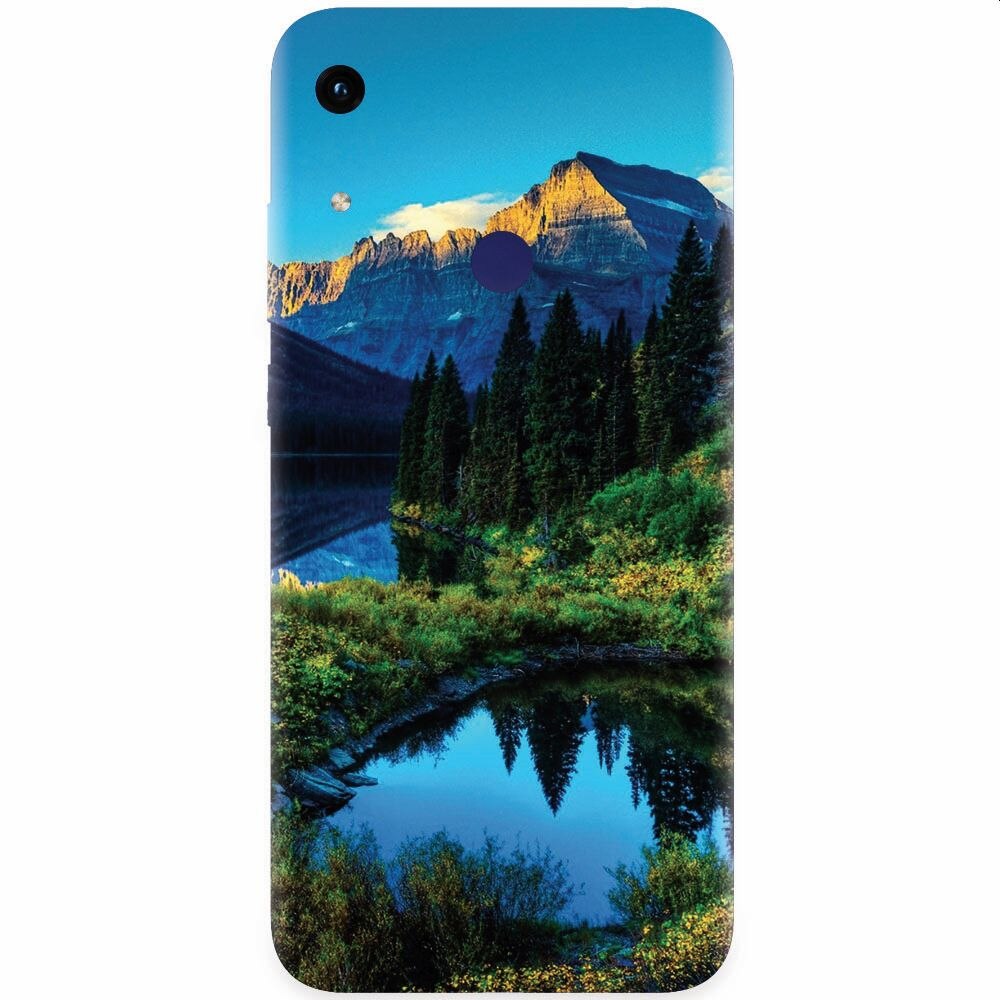 Husa silicon pentru Honor Play 8A, HDR Mountains Lake