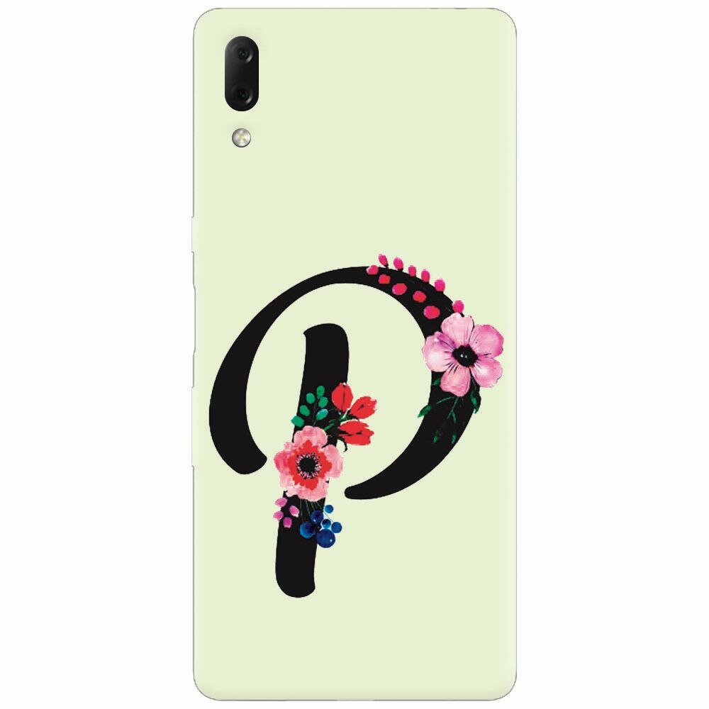 Husa silicon pentru Sony Xperia L3, Litera P