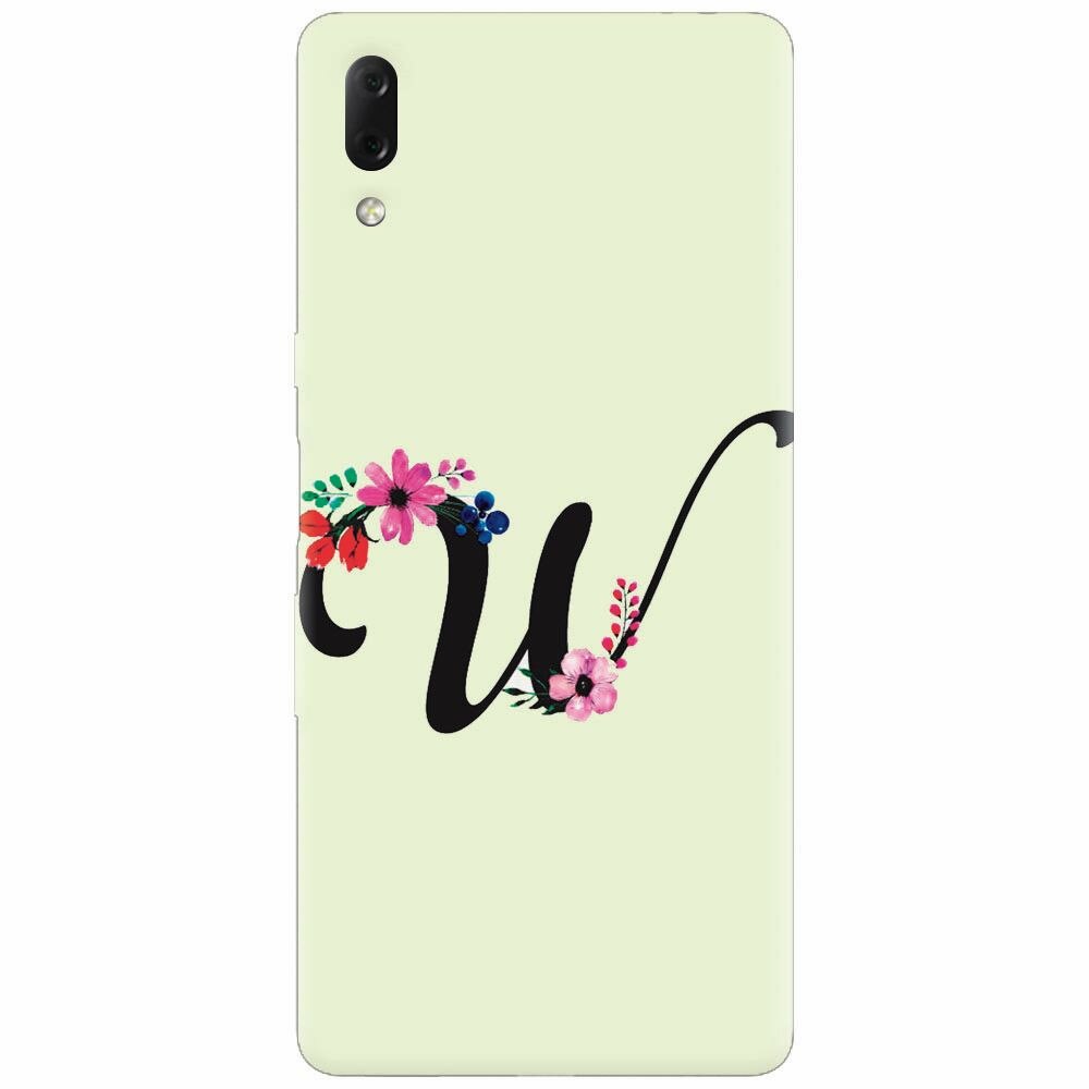 Husa silicon pentru Sony Xperia L3, Litera W