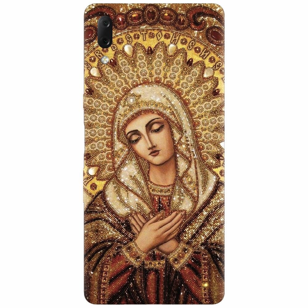 Husa silicon pentru Sony Xperia L3, Maica Domnului