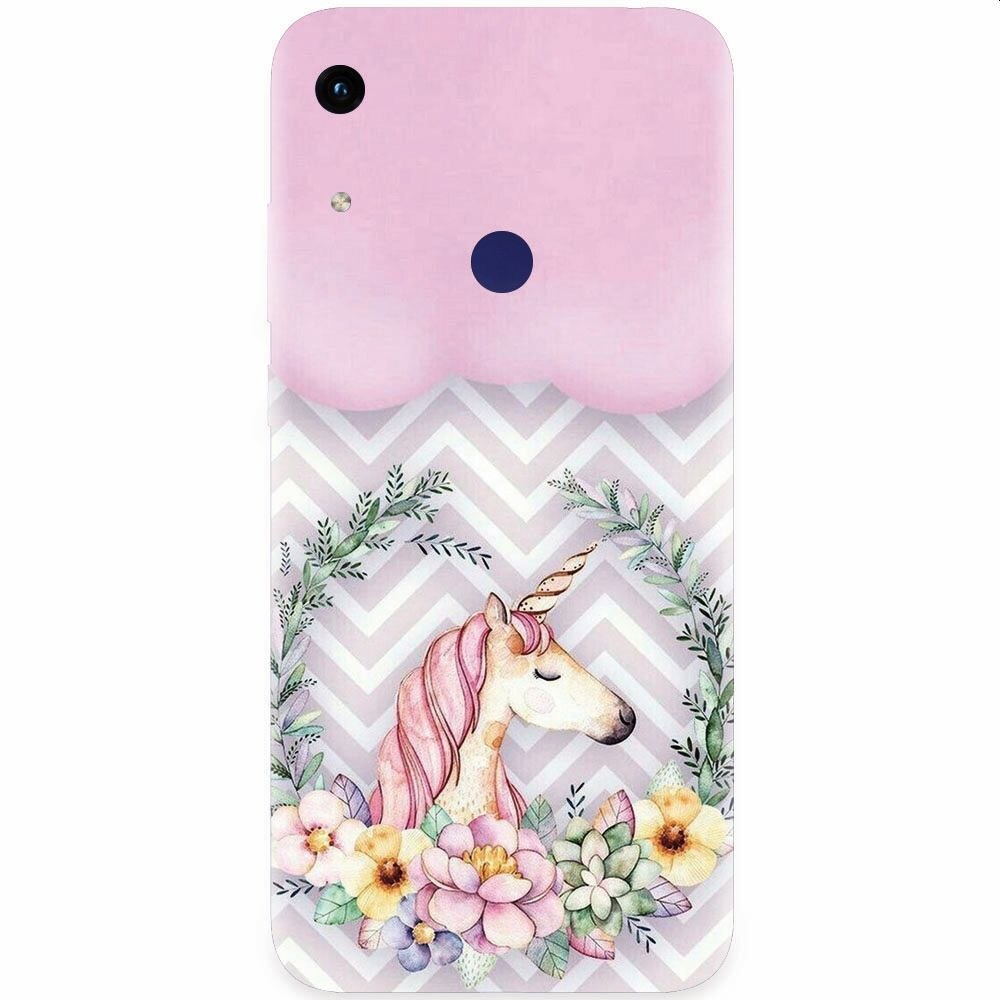 Husa silicon pentru Honor Play 8A, Aesthetic Unicorn