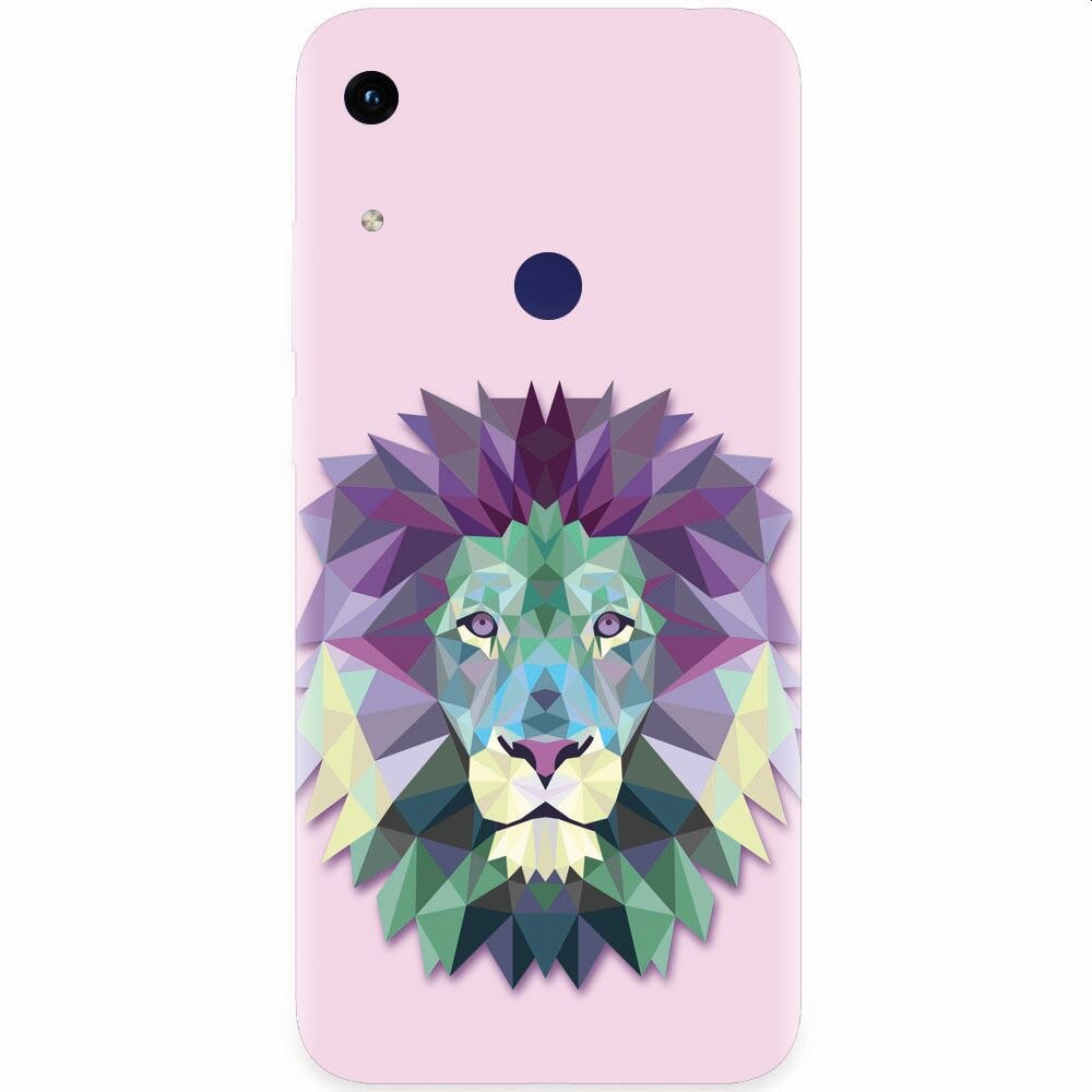 Husa silicon pentru Honor Play 8A, Polygon Lion