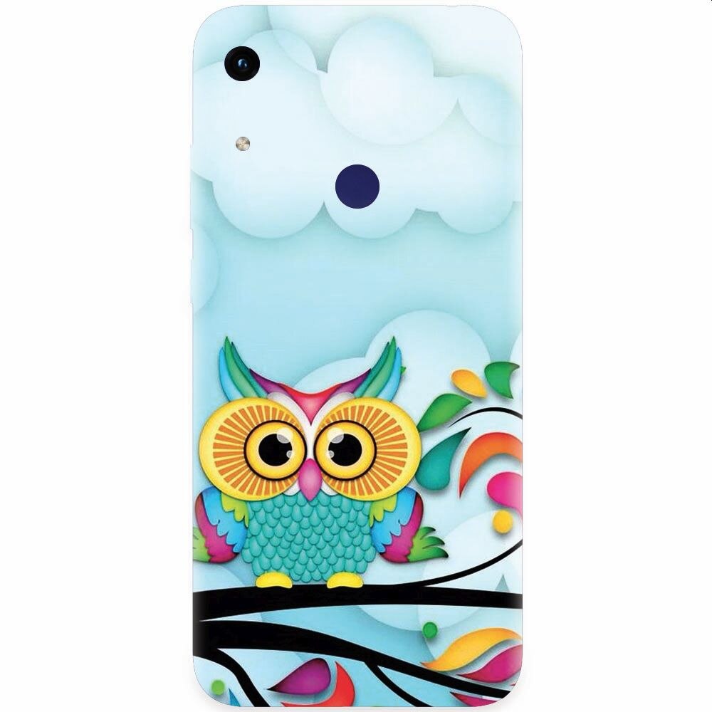 Husa silicon pentru Honor Play 8A, Owl 102