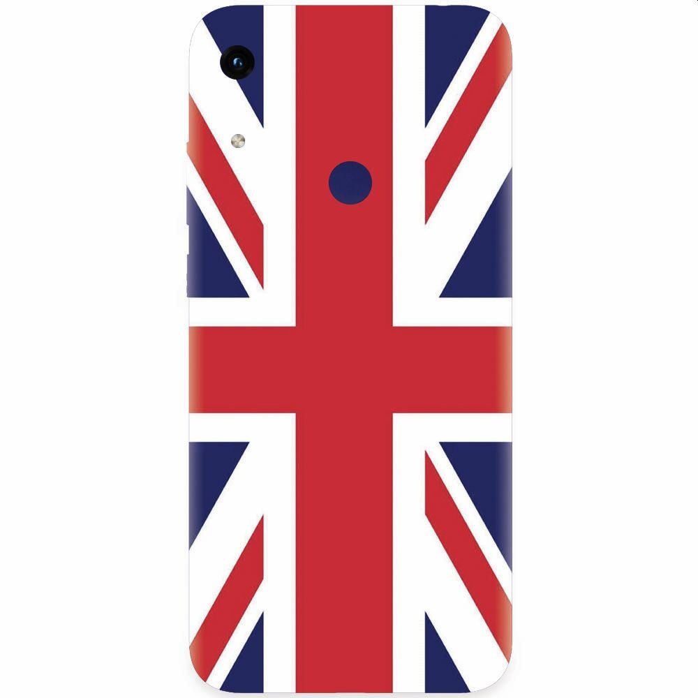 Husa silicon pentru Honor Play 8A, UK Flag Illustration